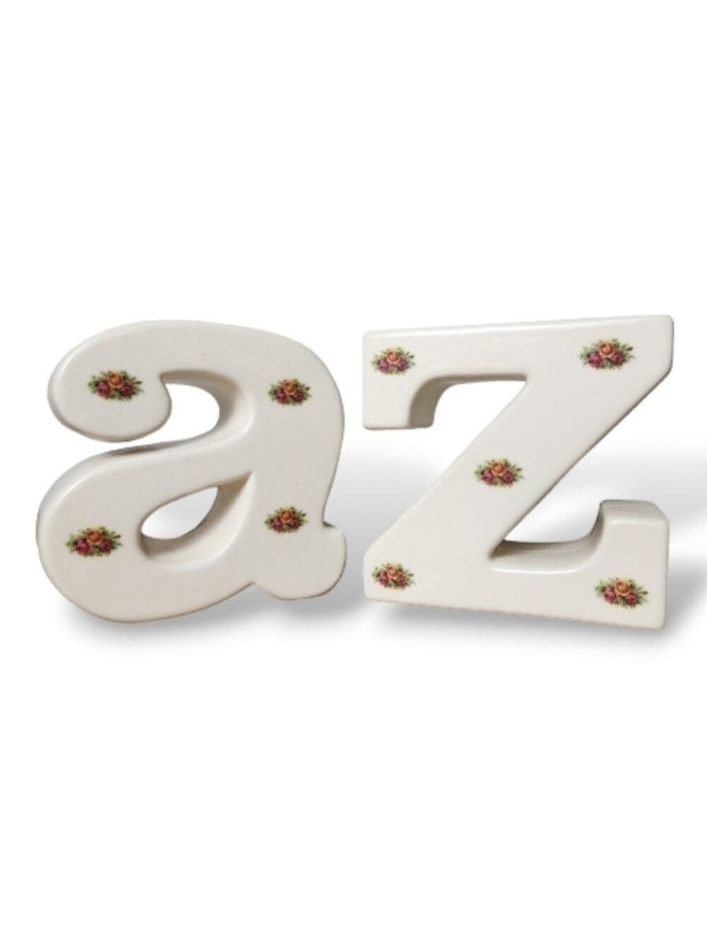 MCM Ceramic Vintage A Z Bookends